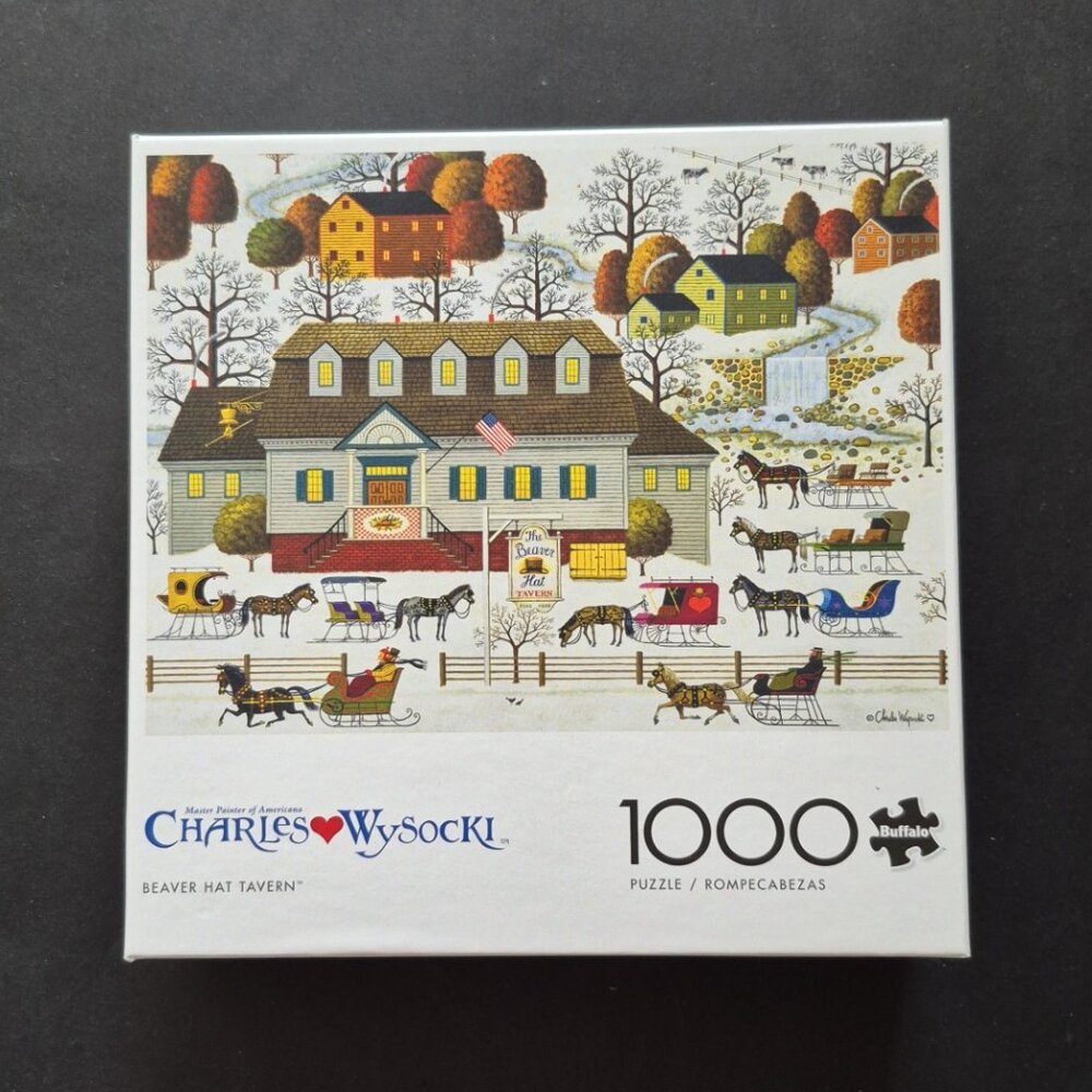1000 Piece "Beaver Hat Tavern" Jigsaw Puzzle